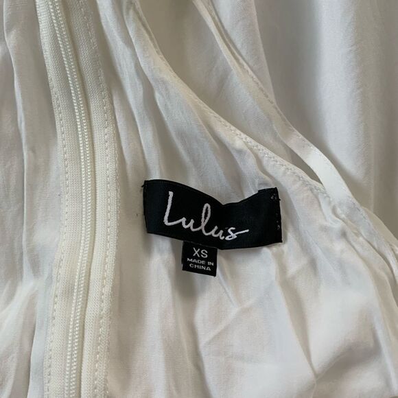 Lulu’s babydoll style spaghetti strap racer back tunic longline blouse size XS - Picture 10 of 13